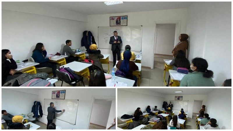 Başkan Koyuncu, öğrencilere ders anlattı