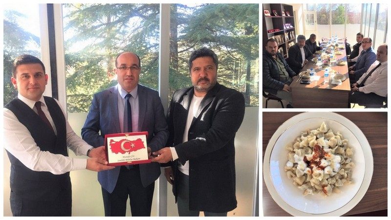 Başkan Mustafa Çöl, Hocalar İlçesi’ne misafiri oldu
