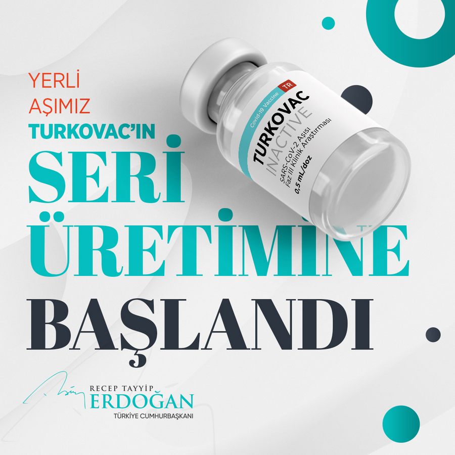 Yerli aşımız TURKOVAC’ın seri üretimine başlandı