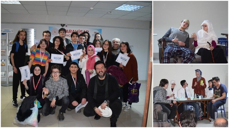 Tiyatro yarışmasının birincisi Süleyman Demirel Fen Lisesi